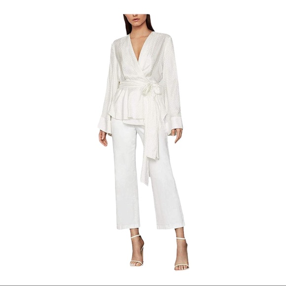 BCBGMAXAZRIA LONG SLEEVE KIMONO TOP - Picture 4 of 16